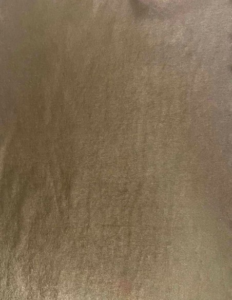 Vestido midi de fiesta satinado con flecos y cinturón con adorno