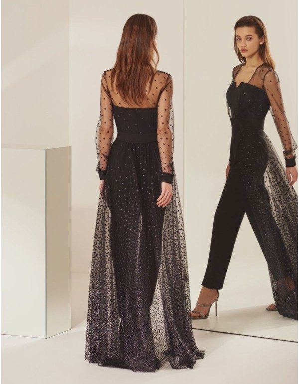 Conjunto dos piezas mono largo palabra de honor y... 2