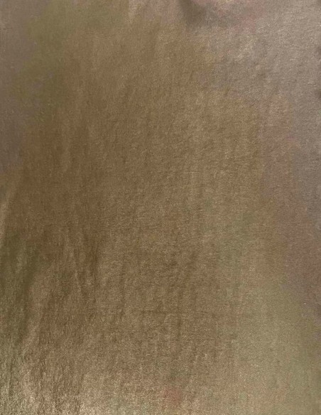 Satin midi party dress with asymmetrical neckline