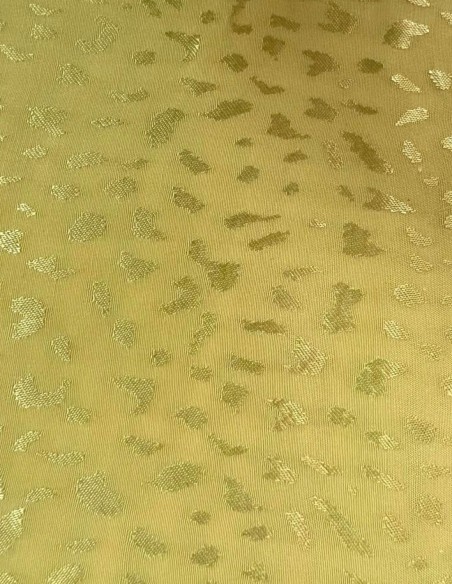 Asymmetrical party dress with puffed sleeves