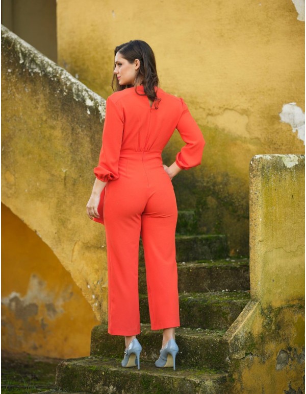 Long party jumpsuit for guests. 2