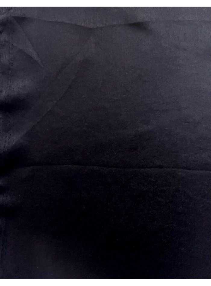 Satin strapless party top with waterfall neckline