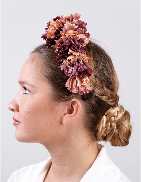 Serre-tête de fête avec pétales multicolores 2