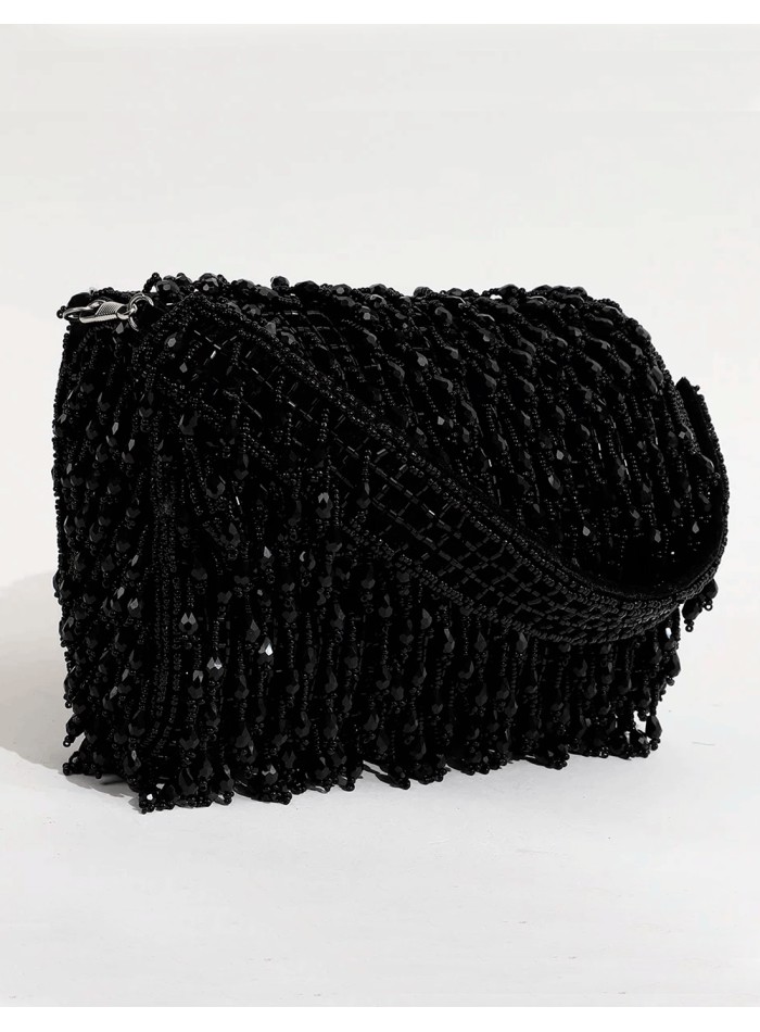 Bolso de fiesta de pedrería con cristales y...