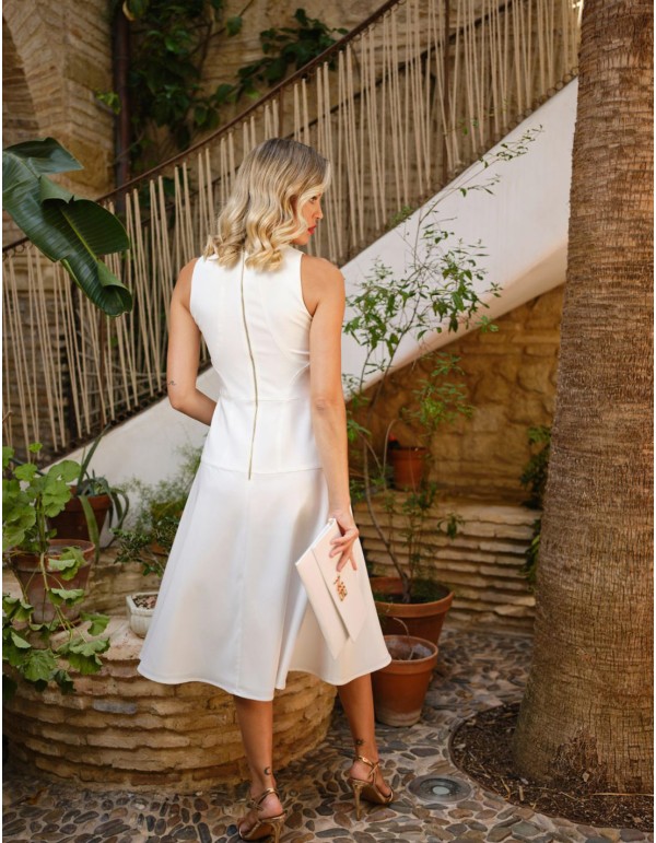 Vestido midi de fiesta con tirante sisa 2