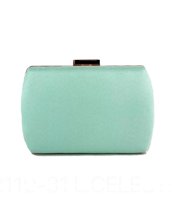 Bolso de Fiesta de antelina con bordes dorados 2