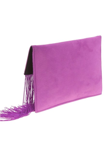 Sac à main en daim avec franges