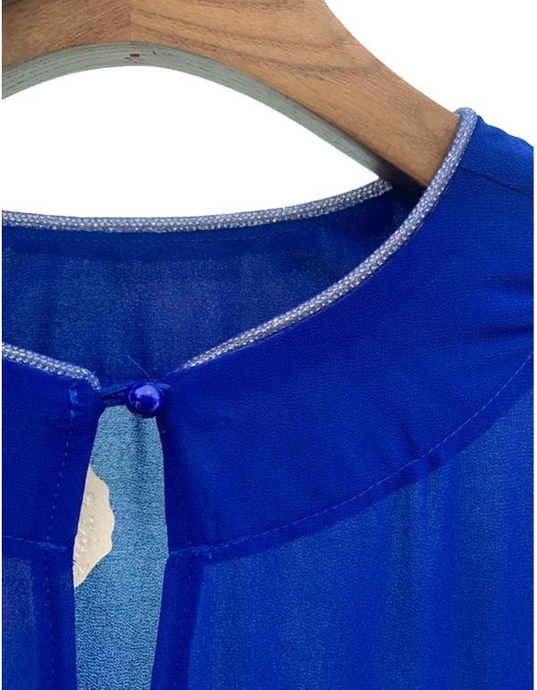 Capa de invitada de gasa multiposición asimétrica Maxi klein 2