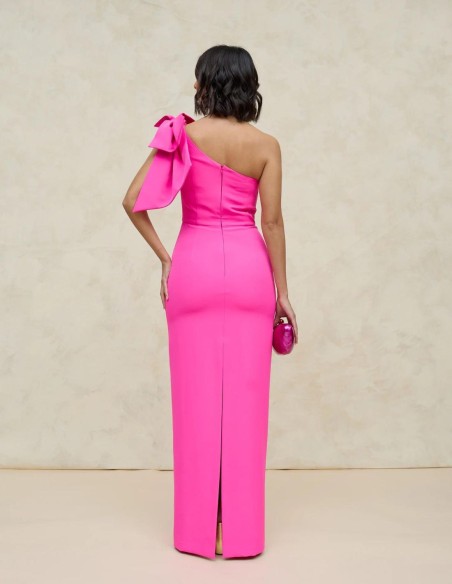 Long party dress with maxi bow.