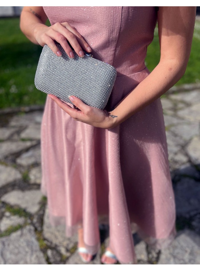 Bolso de fiesta con cristales para invitada