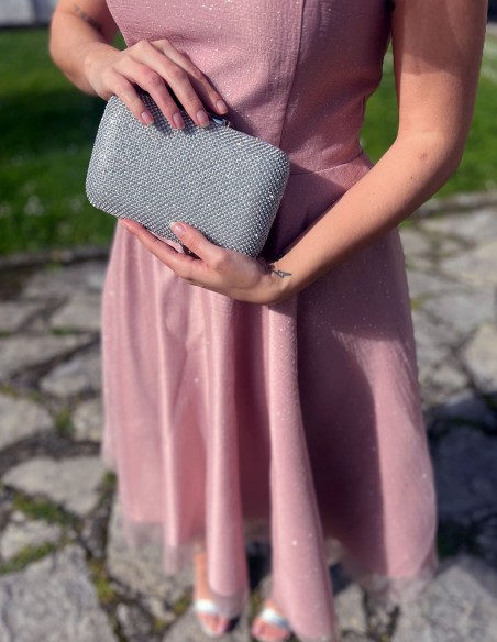 Bolso de fiesta con cristales para invitada