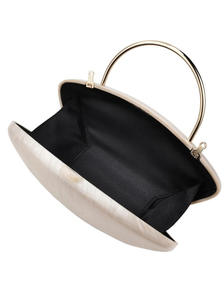 Bolso de fiesta nacarado perlado para novia e invitada