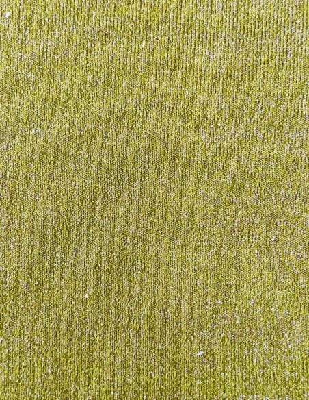 Vestido midi de fiesta de punto con manga abierta abullonada