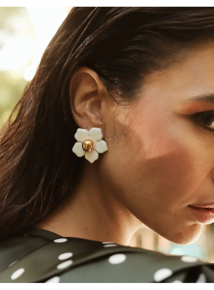 Boucle d'oreilles de fête en acrylique avec...