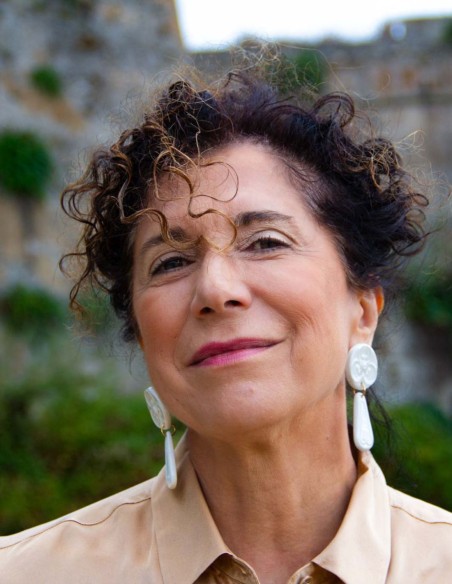 Pendientes de fiesta porcelana cerámica blanca