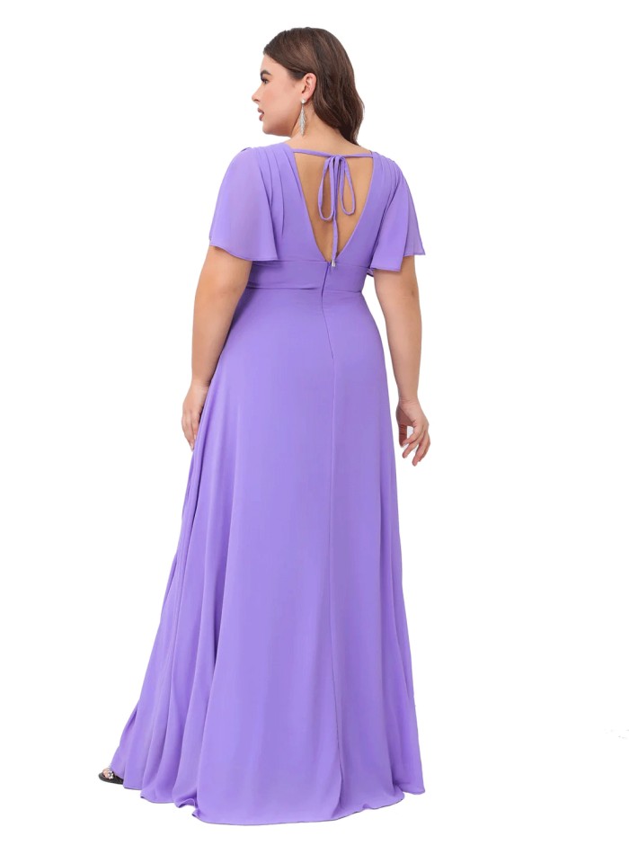 Robe longue de fête avec détails en strass et...