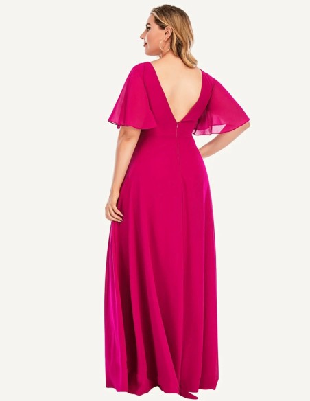 Vestido de fiesta largo con corte debajo del pecho