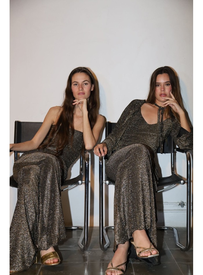 Pantalon de fête long et évasé avec des...