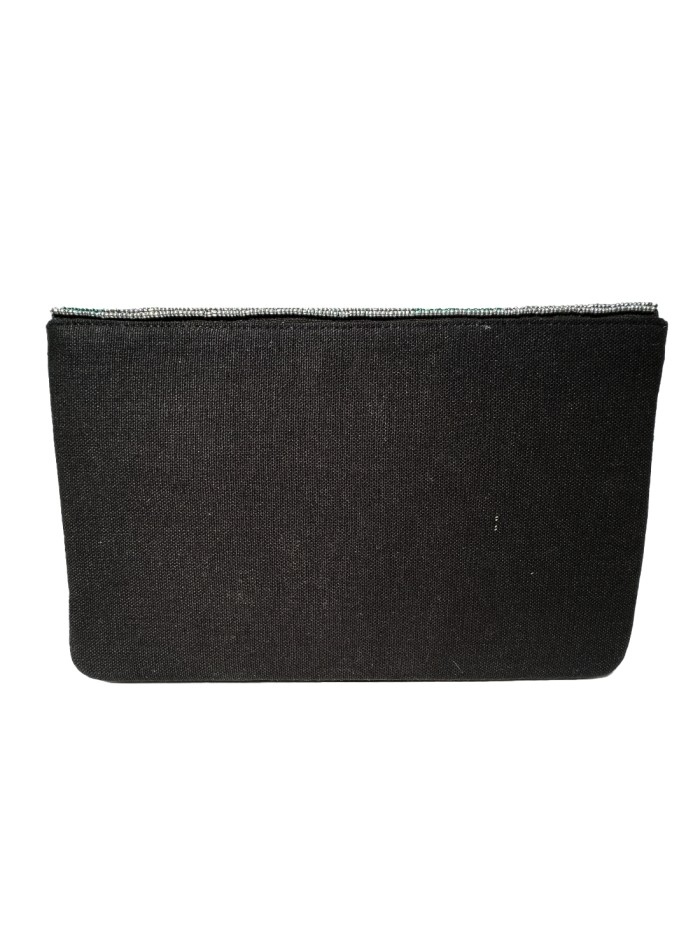 Sac à main brodé de fleurs et d'oiseaux