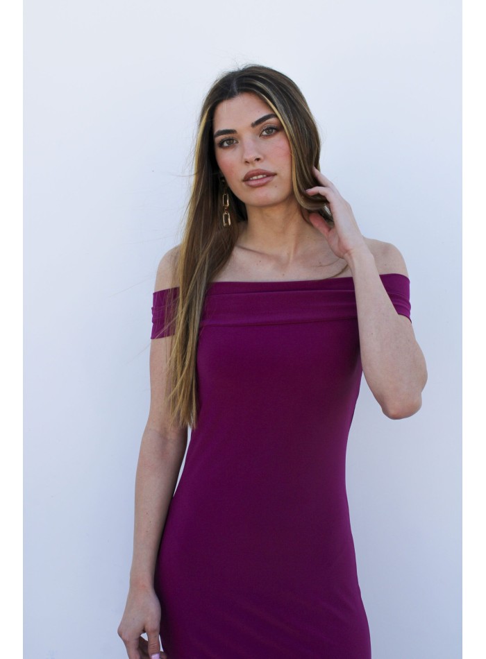 Robe longue de soirée pour invitée avec...