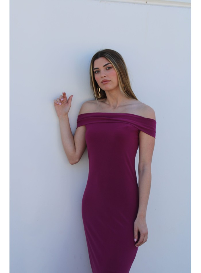 Robe longue de soirée pour invitée avec...