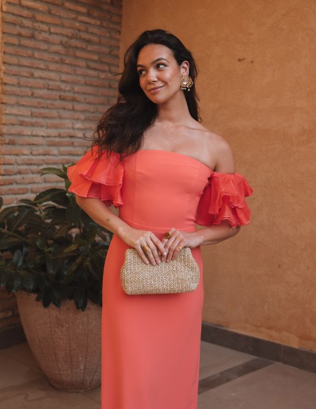 Long strapless party dress - Marta Cano