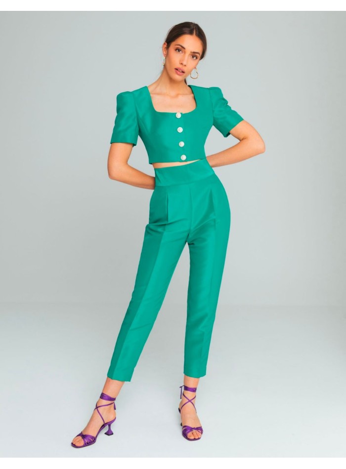 Pantalon long avec pinces et poches