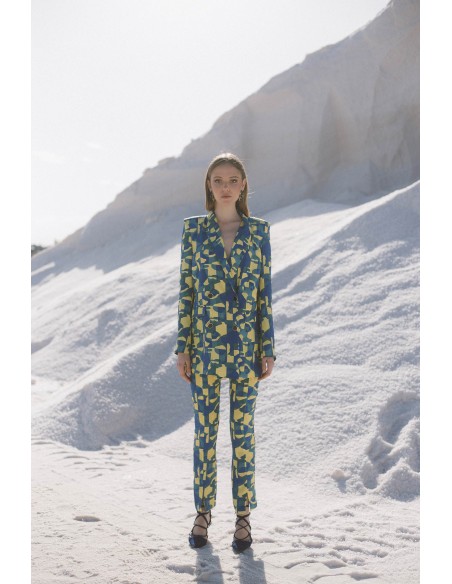 Dinner suit with tuxedo style jacket and slim-fit pants