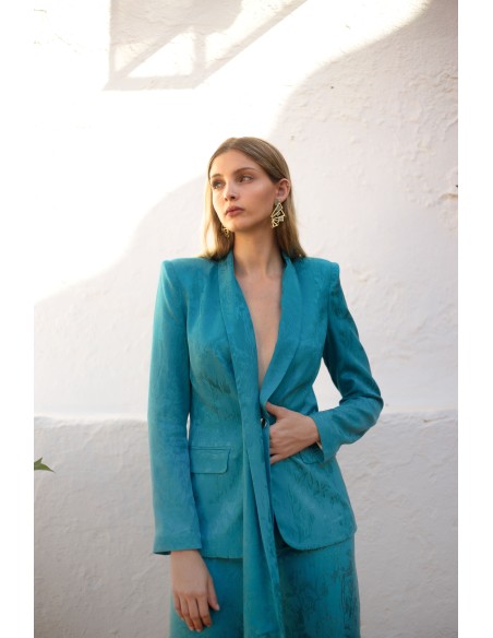 Veste et pantalon à large jambe