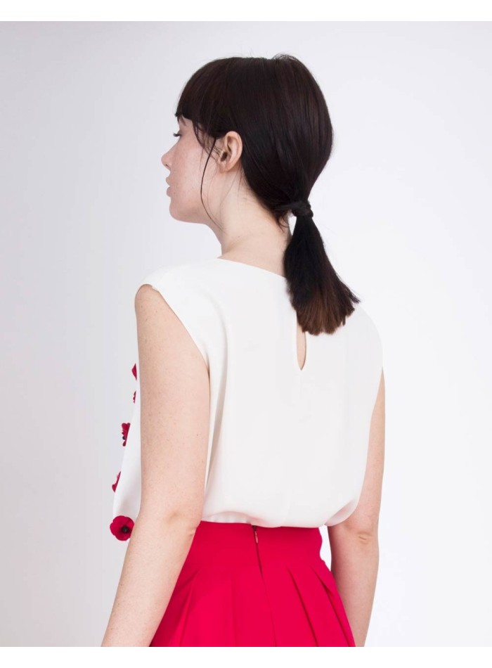 Top con flores de pedrería Alice Lauren Lynn London - 3