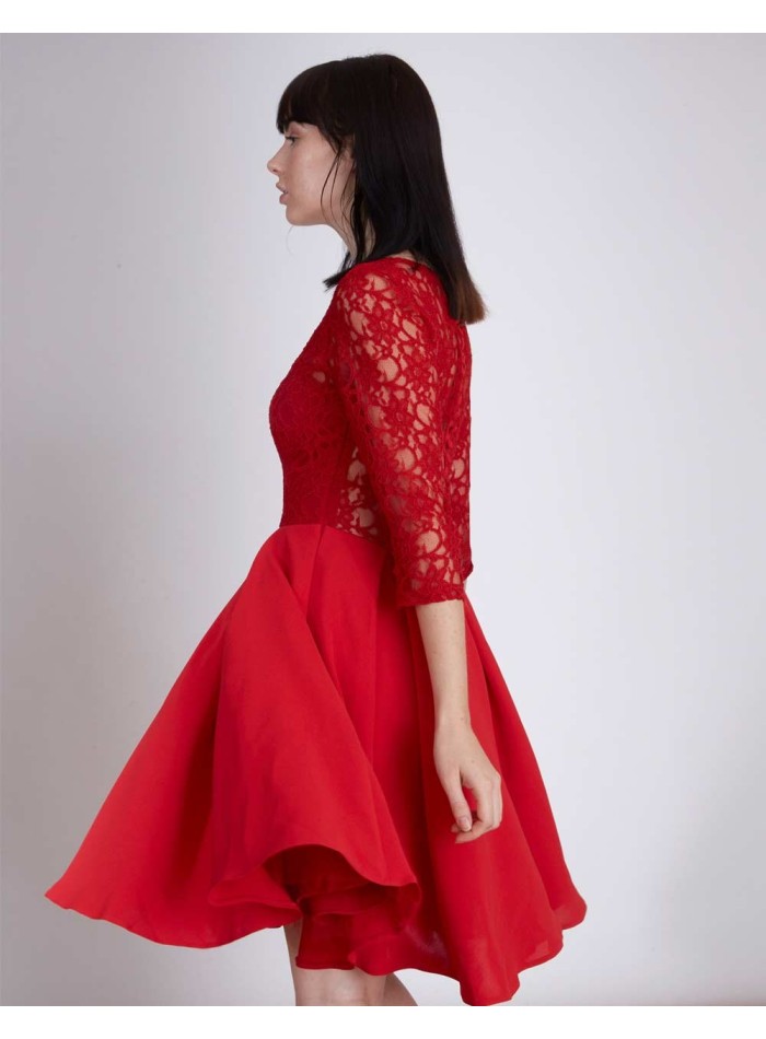 Helena Lace Cocktail Dress Lauren Lynn London - 2