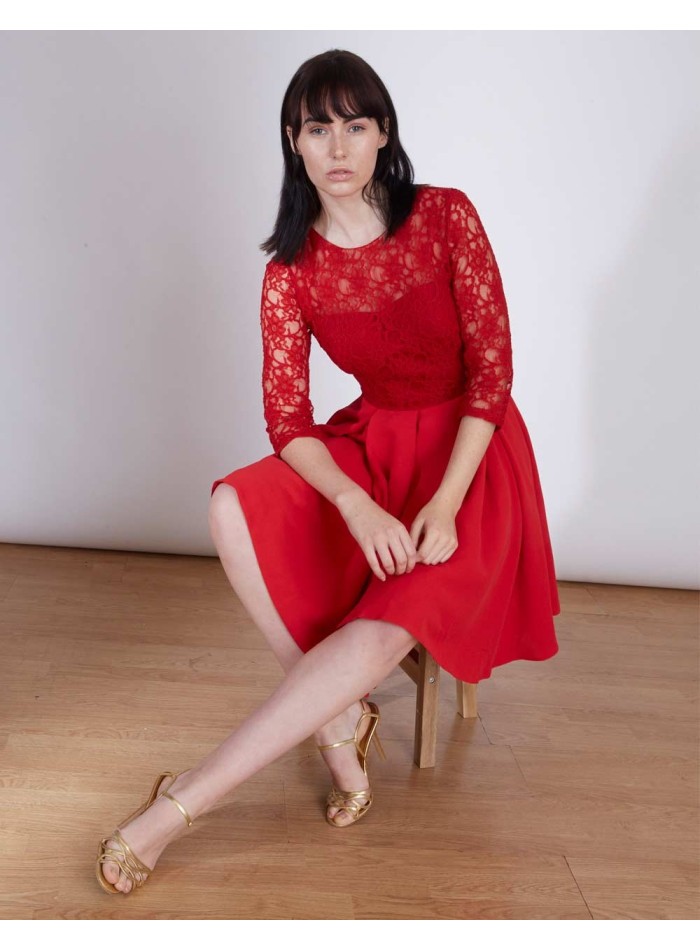 Helena Lace Cocktail Dress Lauren Lynn London - 4