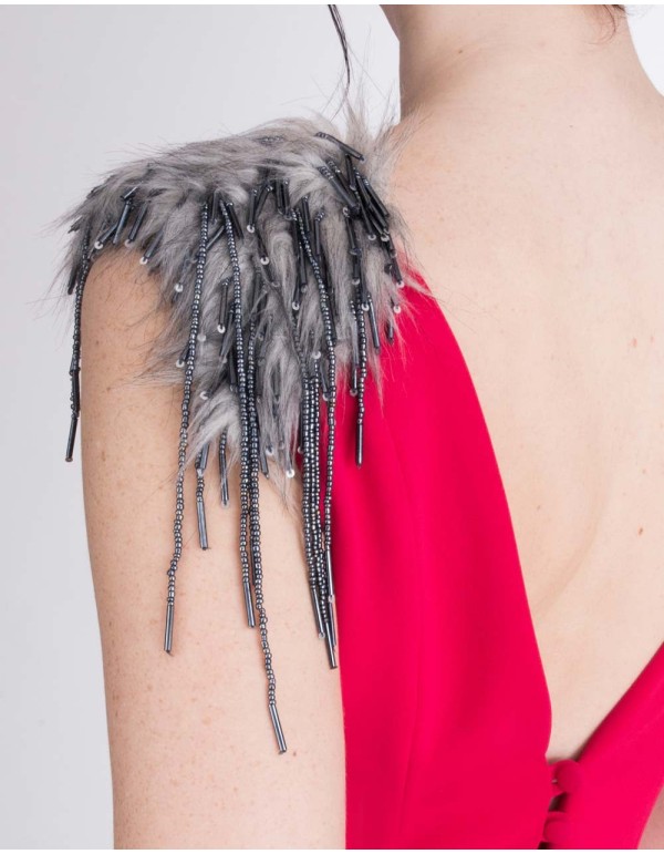 Long gown with Jeweled shoulders Pippa Lauren Lynn London - 4 2