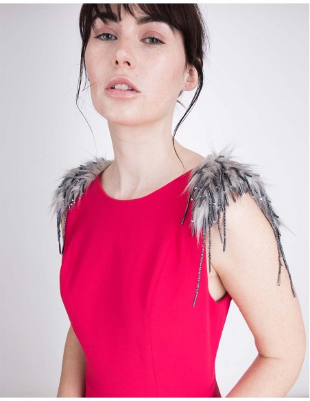 Long gown with Jeweled shoulders Pippa Lauren Lynn London - 5