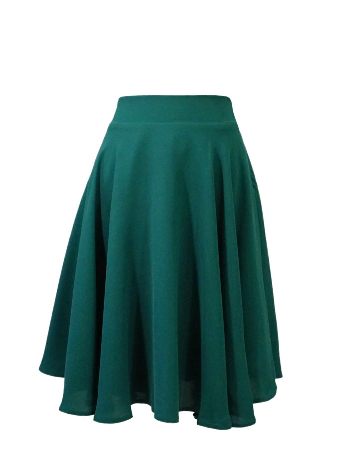 Above knee skirt Green