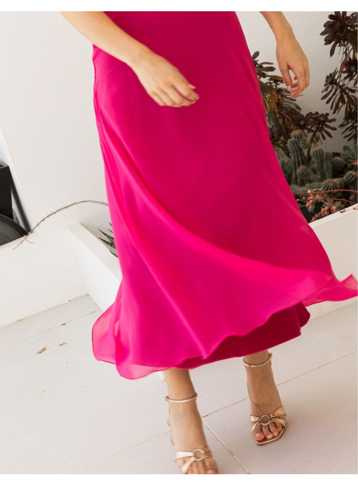 Golden leather party sandal with ankle strap