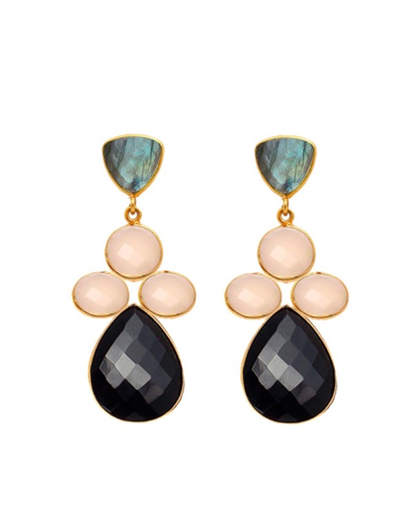 Pendientes Flavia Negros Welowe - 1