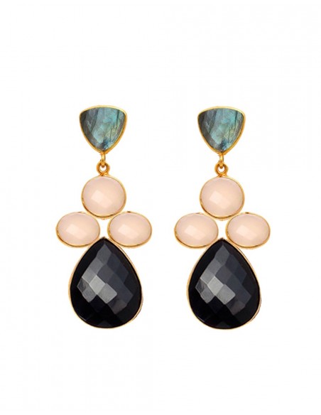 Black Flavia Earrings Welowe - 1