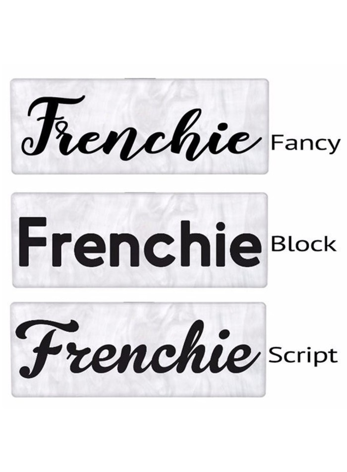 Custom clutch with name - multiple colors Lauren Lynn London Accessories - 8