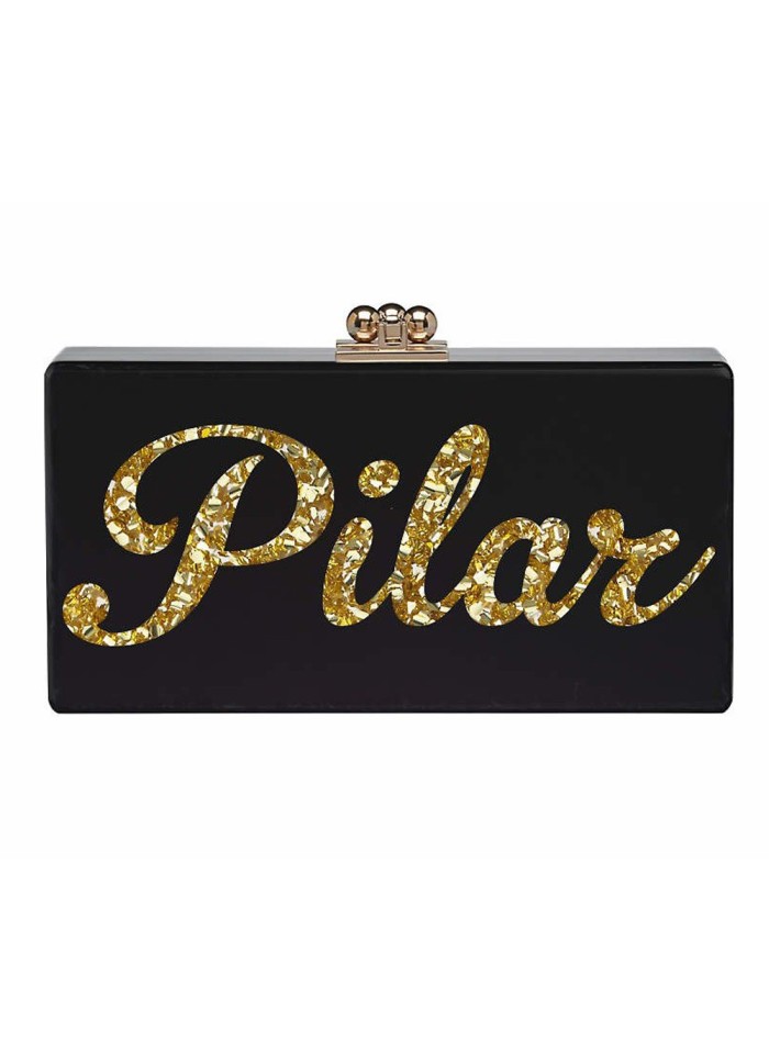 Custom clutch with name - multiple colors Lauren Lynn London Accessories - 4