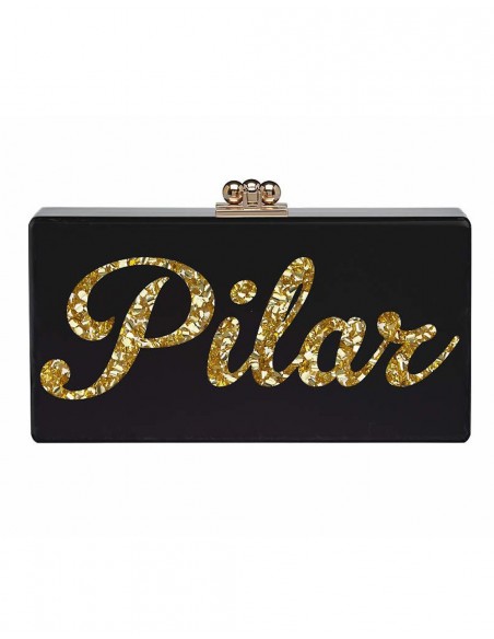 Clutch personalizado con nombre - varios colores Lauren Lynn London Accessories - 4
