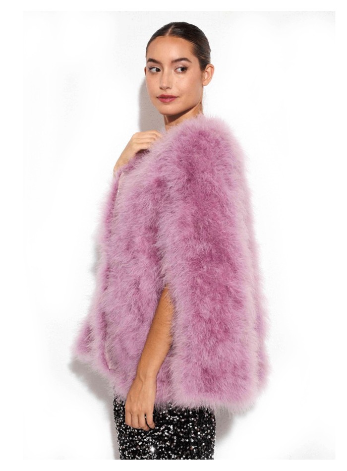 Ostrich feather cape