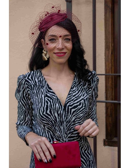 Robe midi à imprimé animalier noir et blanc