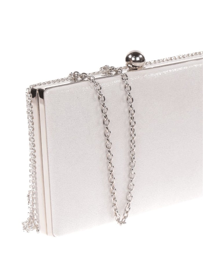 Fringed rhinestone clutch bag